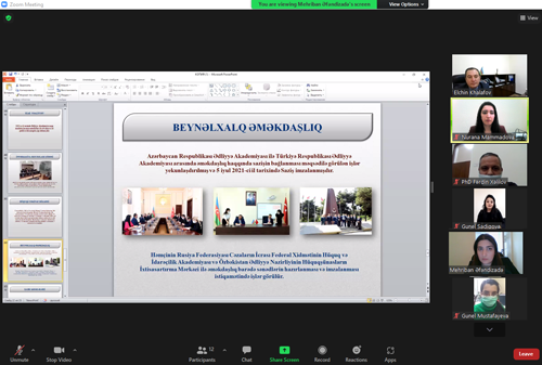 Ədliyyə Akademiyasının Fəaliyyətinin Təkmilləşdirilməsi Üzrə Tədbirlər Görülür