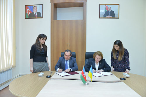 ƏDLİYYƏ AKADEMİYASI İLƏ UKRAYNA HAKİMLƏRİNİN MİLLİ MƏKTƏBİ ARASINDA ƏMƏKDAŞLIQ HAQQINDA MEMORANDUM İMZALANIB