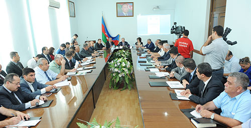 AZƏRBAYCAN RESPUBLİKASI PREZİDENTİNİN SEÇKİLƏRİNİN PENİTENSİAR MÜƏSSİSƏLƏRDƏ TƏŞKİLİ İLƏ BAĞLI TƏDBİR KEÇİRİLMİŞDİR