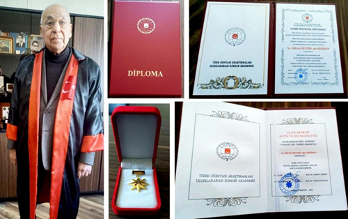 Azərbaycanın Əməkdar Hüquqşünası Türk Dünyası Araşdırmaları Beynəlxalq Elmlər Akademiyasının Fəxri Professoru Seçilib