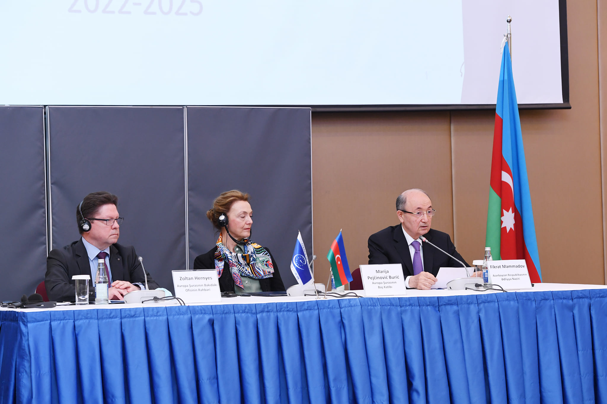Avropa Şurasının 2022-2025-Ci Illər Üzrə Azərbaycan Üçün Fəaliyyət Planının Təqdimatı Keçirilib