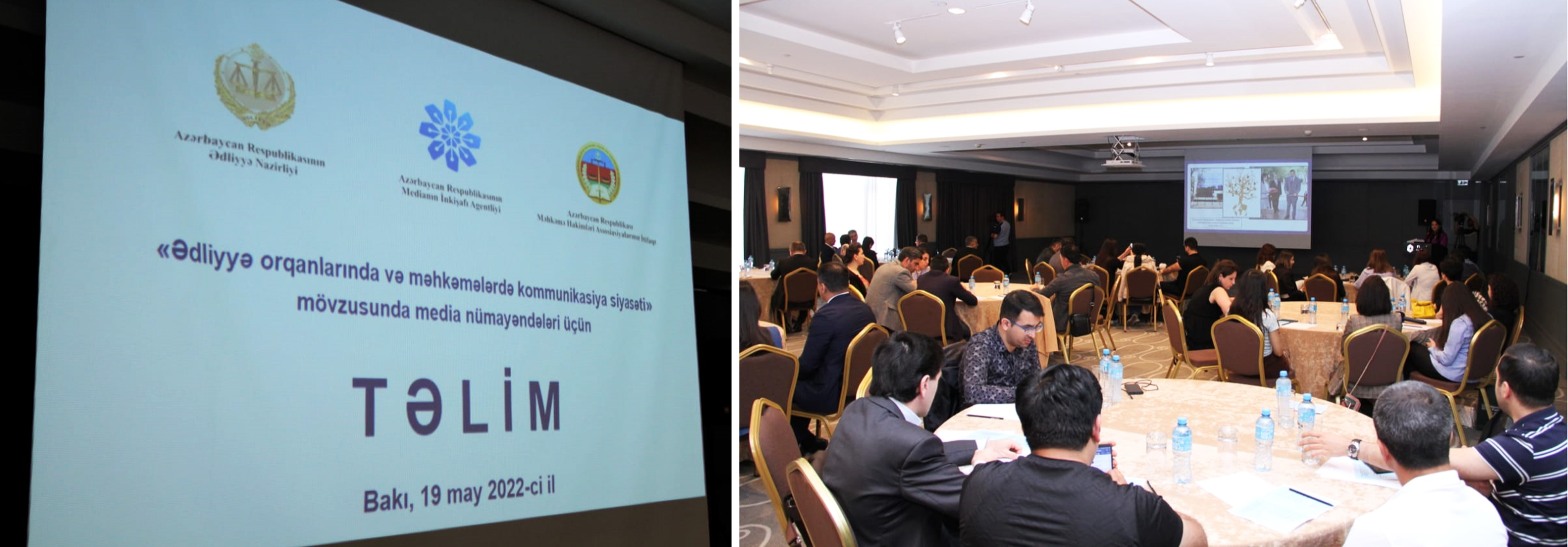 “Ədliyyə Orqanlarında Və Məhkəmələrdə Kommunikasiya Siyasəti” Mövzusunda Təlim Keçirilib