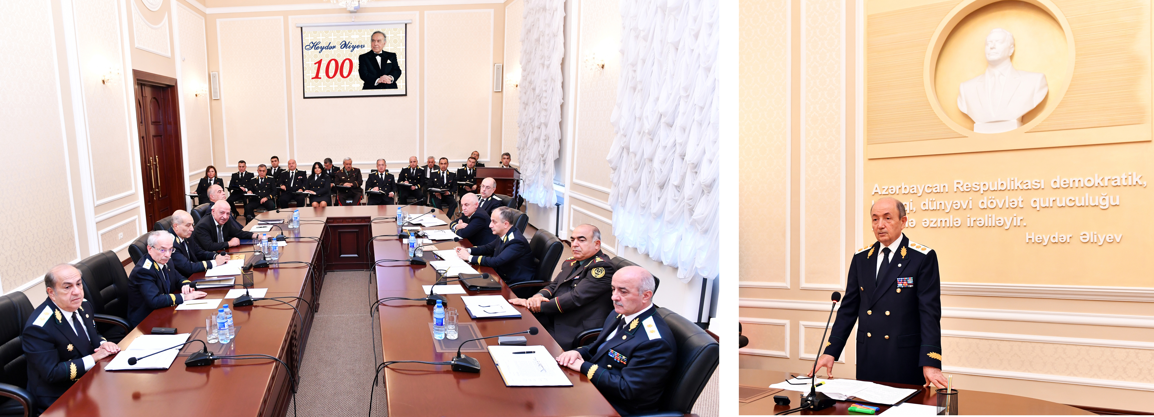 Ədliyyə Nazirliyində “Heydər Əliyev İli” Elan Olunması ilə Bağlı Kollegiya İclası Keçirilib