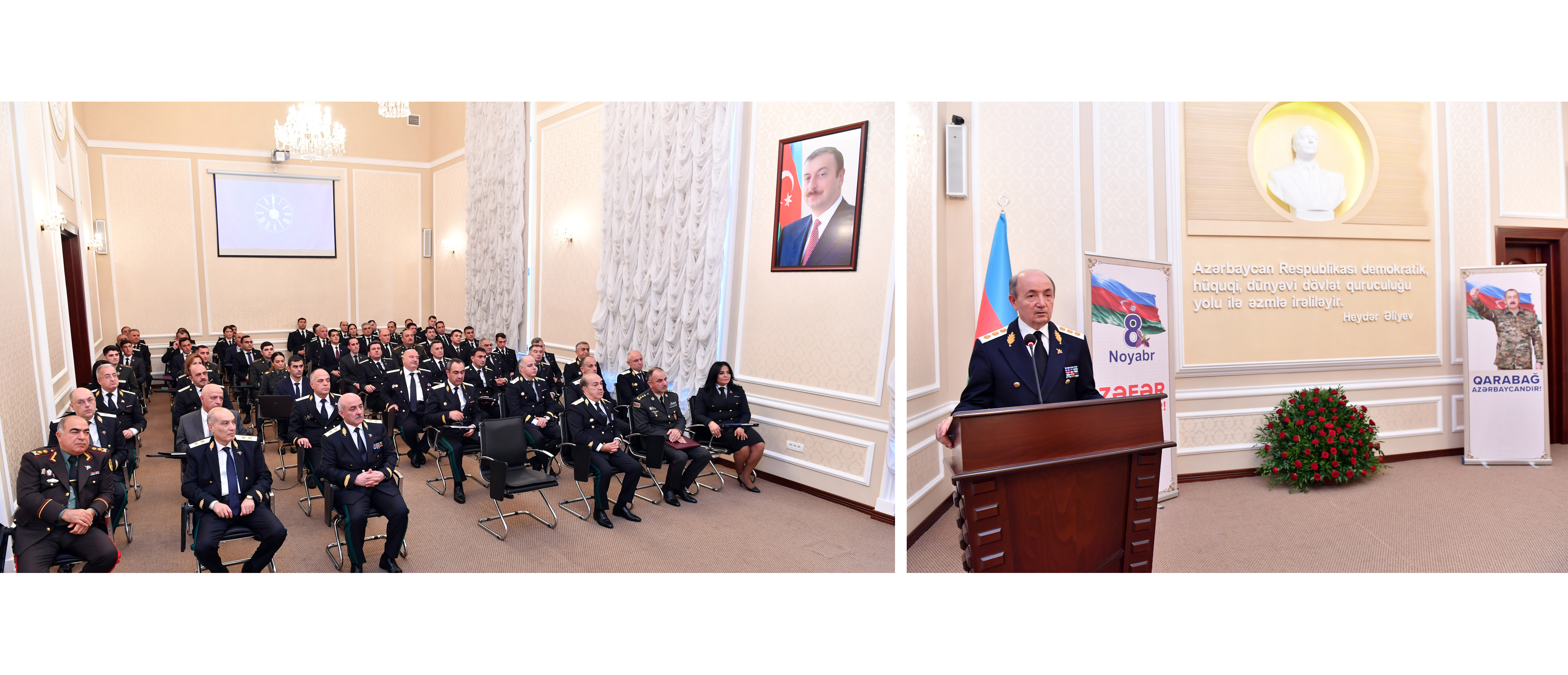 Zəfər Günü Ədliyyə Nazirliyində təntənəli qeyd olunub