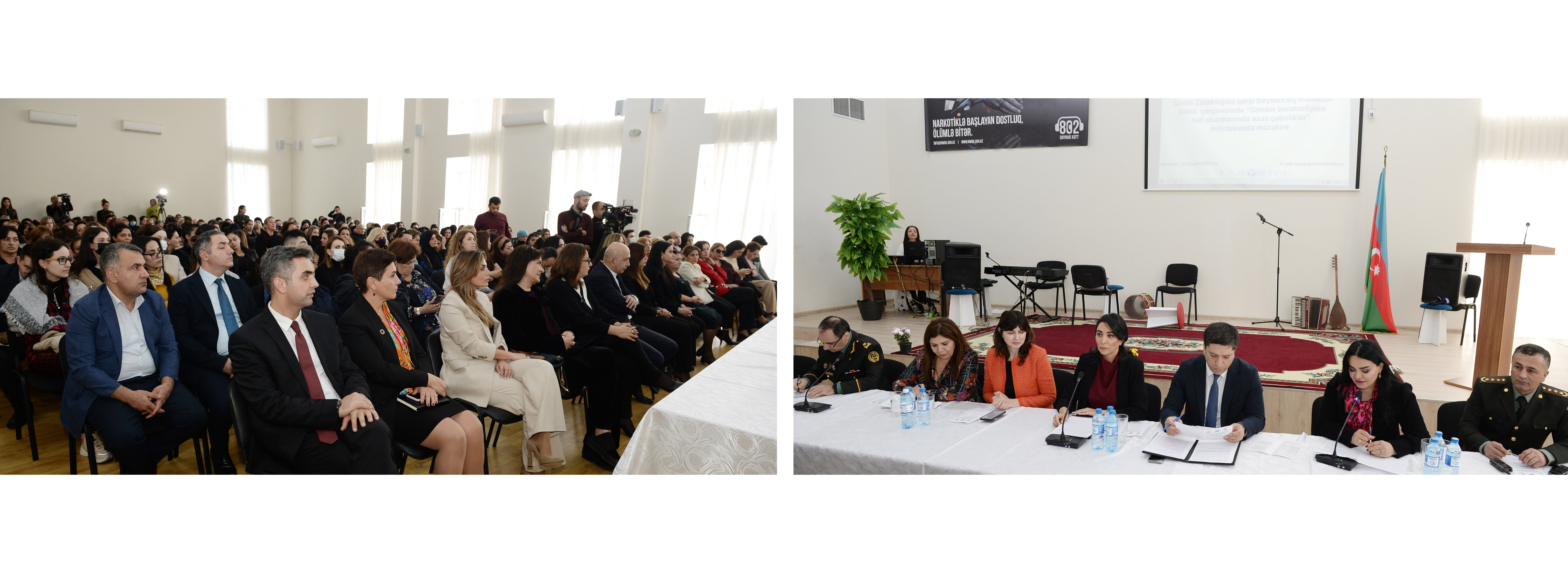 Ədliyyə Nazirliyi Qadın Zorakılığına qarşı Mübarizə Gününə həsr olunan tədbir keçirib