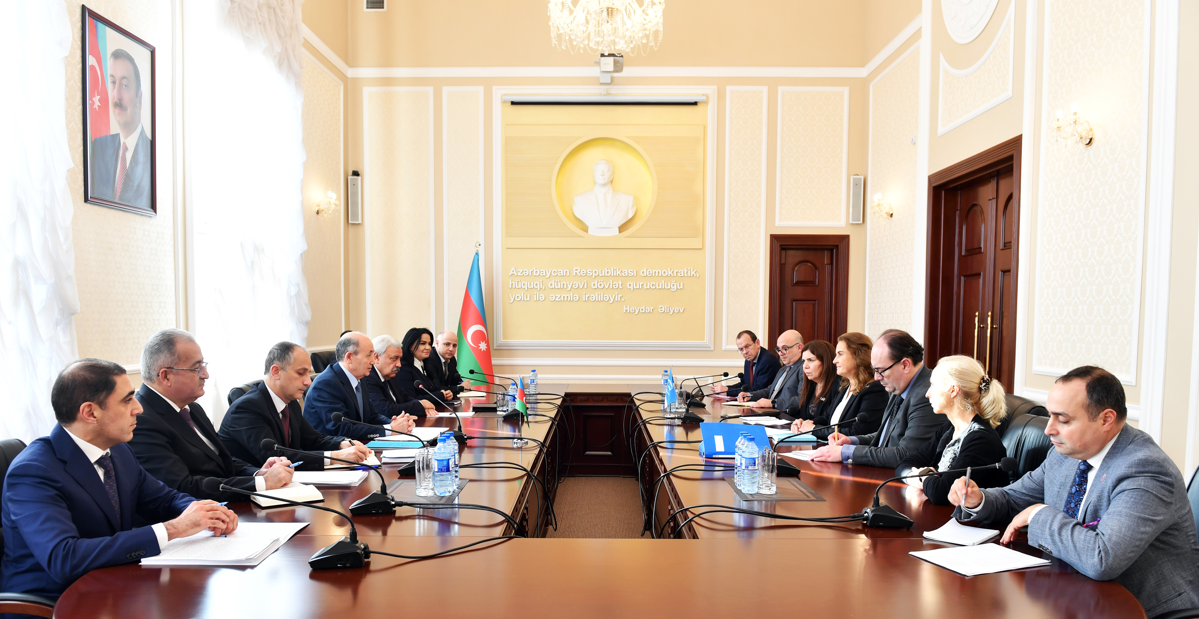 Ədliyyə Nazirliyində CPT-nin nümayəndə heyəti ilə görüş