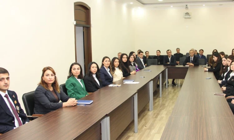 Ədliyyə Akademiyasında “8 Noyabr - Zəfər Günü”nə həsr olunmuş tədbir keçirilib